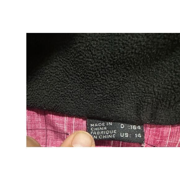 Killtec Level 3 Winter Jacket Ski Jacket Pink Rosa Youth Size 14 Hooded Full Zip - Picture 4 of 9